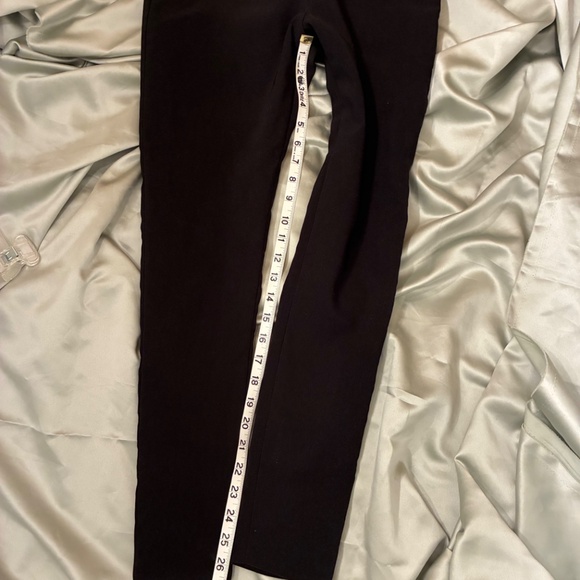 Elle Askari Black High Waist Back Zip Cigarette Rayon Pant Size S Fits Lk XS EUC - Picture 7 of 9